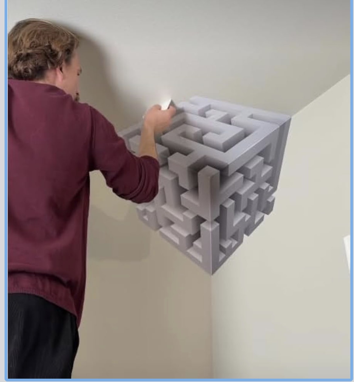 3D illusion wallpaper