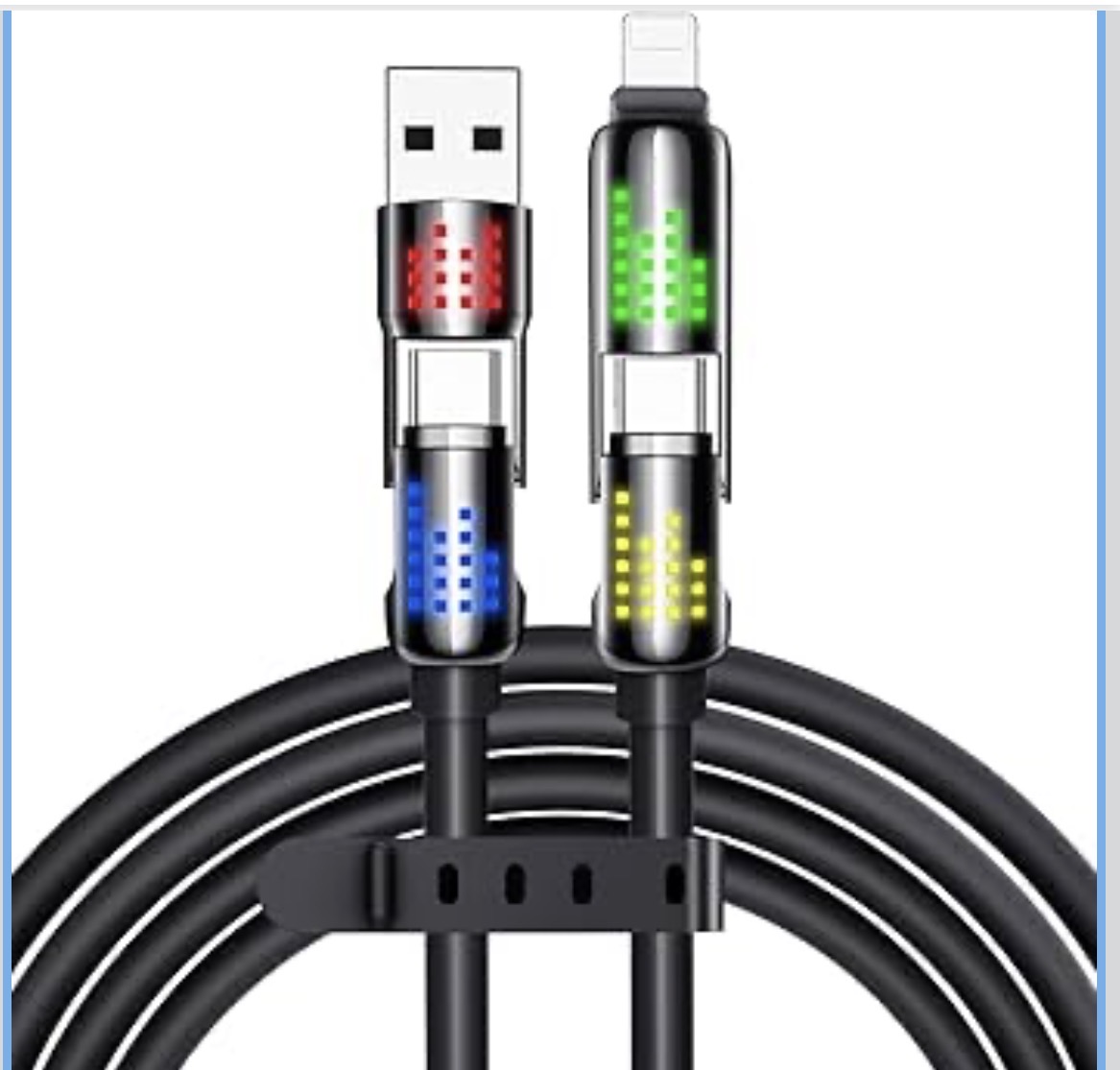 4 in 1 charging cable